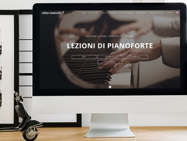 Creazione sito web professionale lezioni pianoforte Pavia - Sito insegnante pianoforte Pavia - Sito web insegnante musica Pavia - Creazione siti web Pavia